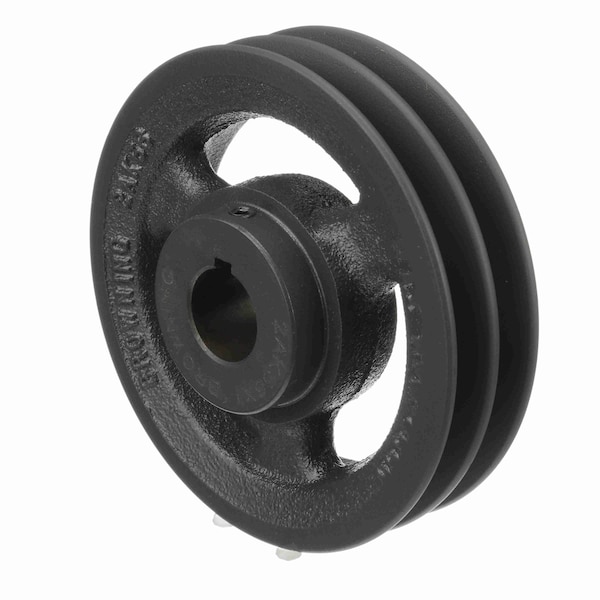 2 Groove Cast Iron Fhp - Finished Bore Sheave, 2AK56X1